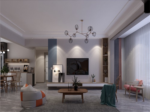 派勝金溪里123㎡北歐風格效果圖 派勝金溪里123㎡北歐風格效果圖