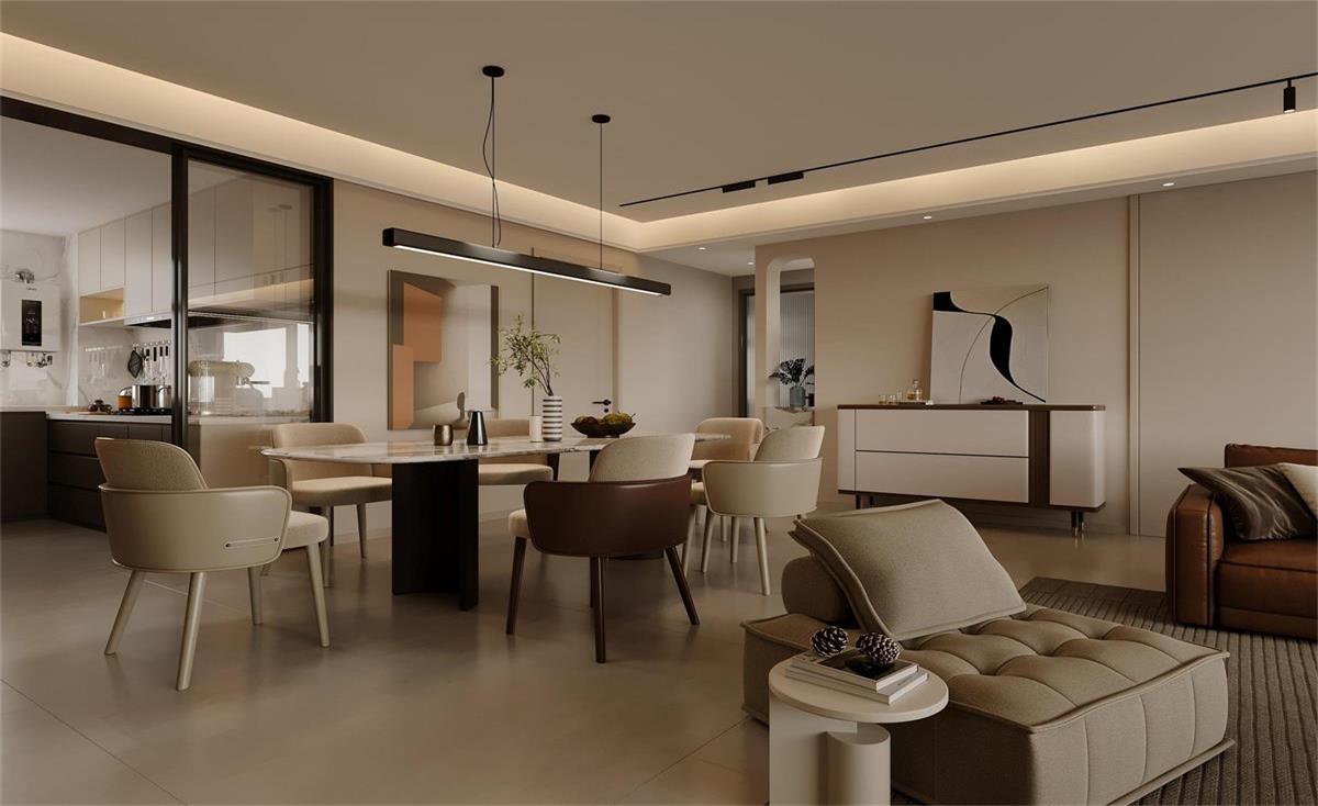 中海華樾 | 現(xiàn)在裝修都內(nèi)卷成這樣了？！從玄關就開始美哭的143㎡現(xiàn)代風