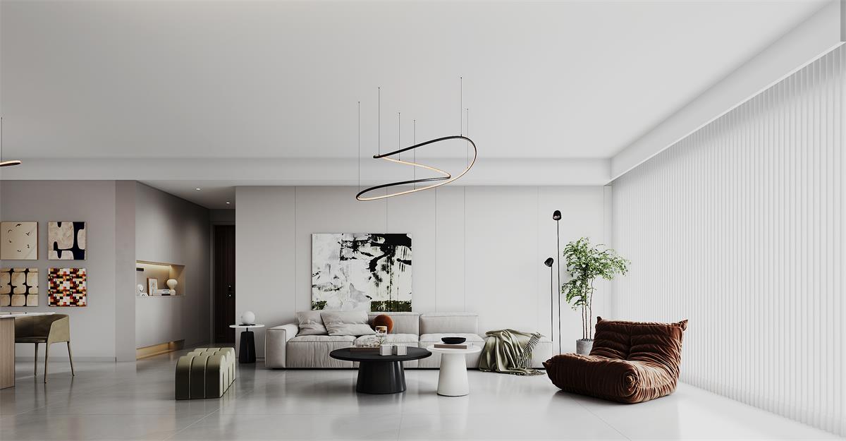 寧房云筑129㎡ | 裝修的盡頭原來(lái)是極簡(jiǎn)！家越簡(jiǎn)單越高級(jí)~