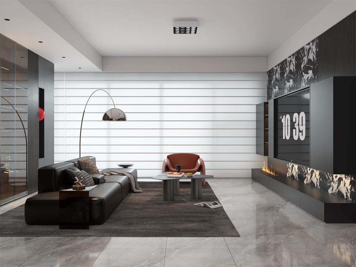 萬科錦曜 | 暗黑美學(xué)天花板！他家129㎡意式風(fēng)太驚艷了！