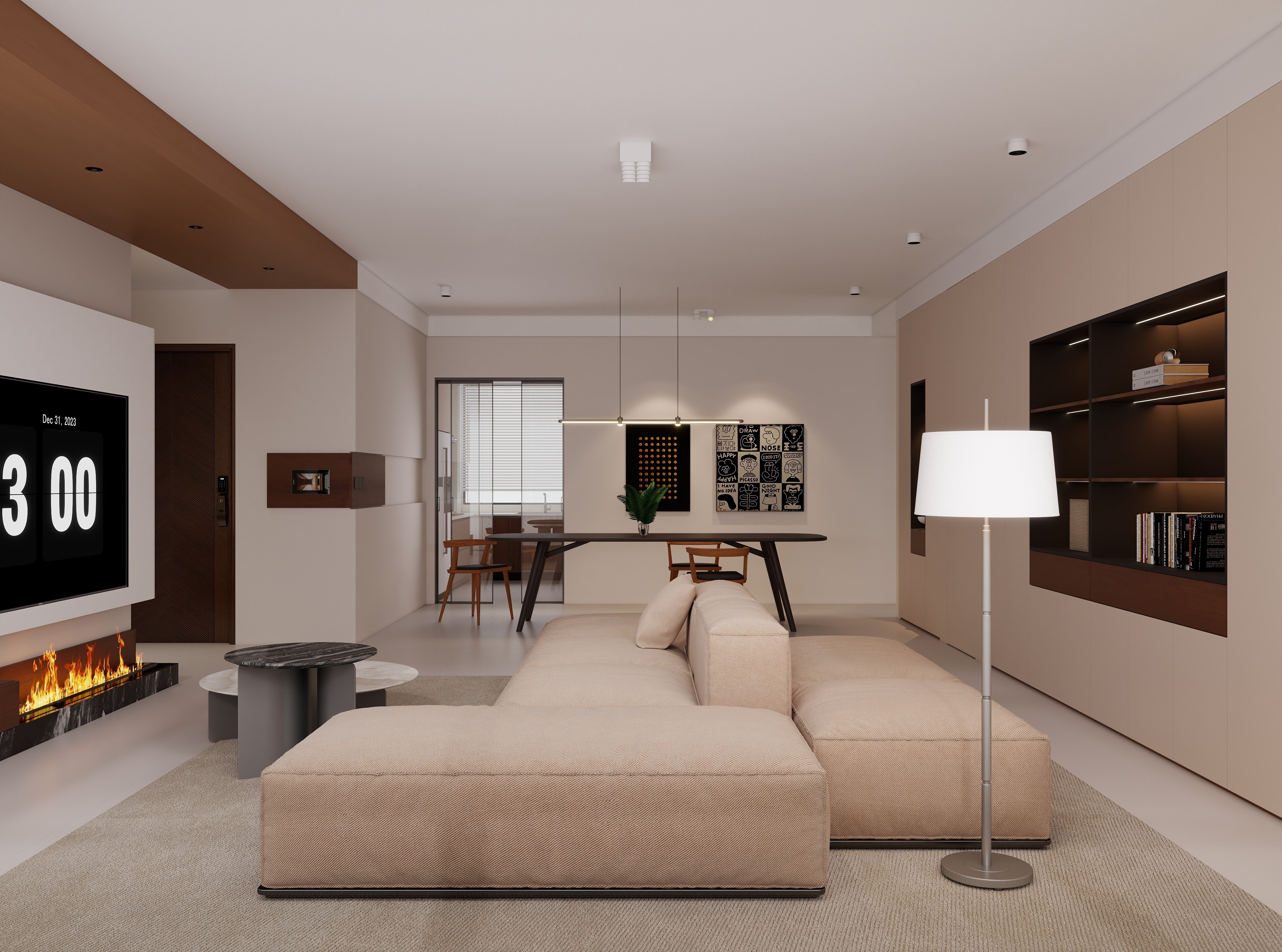 民生北府143㎡ | 極簡主義的生活哲學，在市中心過上隱居生活~