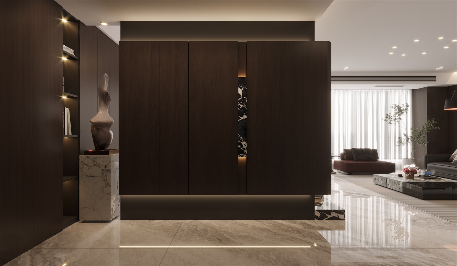 中海海樾133㎡ | 意式極簡(jiǎn)風(fēng)又殺回來了！這高級(jí)感我真拒絕不了~