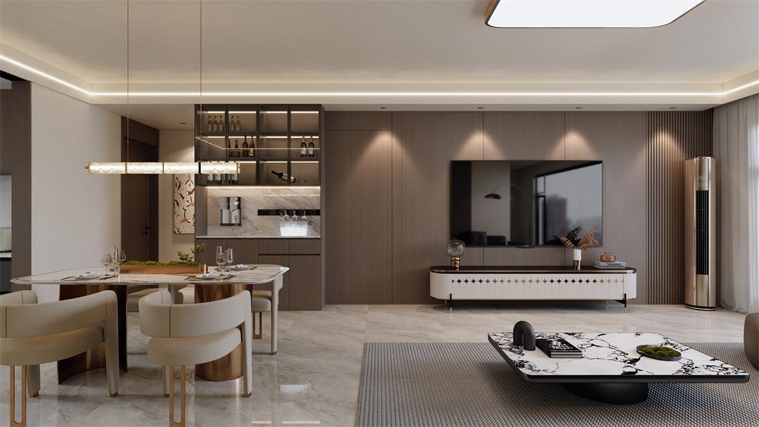 中海觀園132㎡ | 拯救審美疲勞！暖棕意式風(fēng)的家，溫暖又松弛