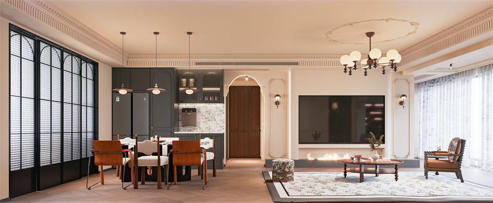 中梁印168㎡ | 絕美法式復(fù)古風！二人一貓裝滿日常的松弛與浪漫~